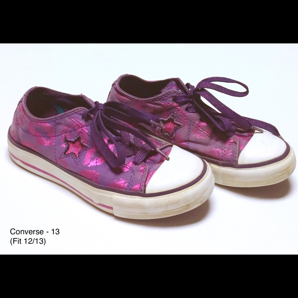 Converse Purple Star Shimmer - 13